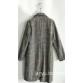 Long Plaid Winter Coats For Lady